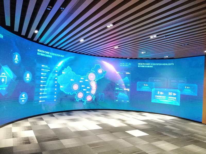 小間距l(xiāng)ed顯示屏在演播室應用要注意的問題