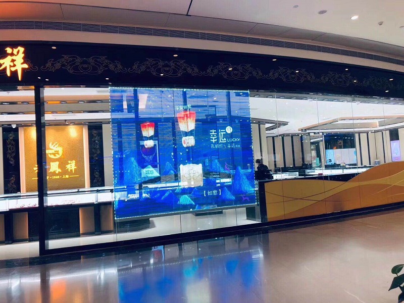 櫥窗透明led顯示屏有哪些功能？